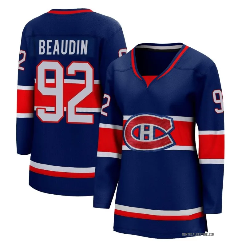 Blue Women's Nicolas Beaudin Montreal Canadiens Breakaway 2020/21 Special Edition Jersey