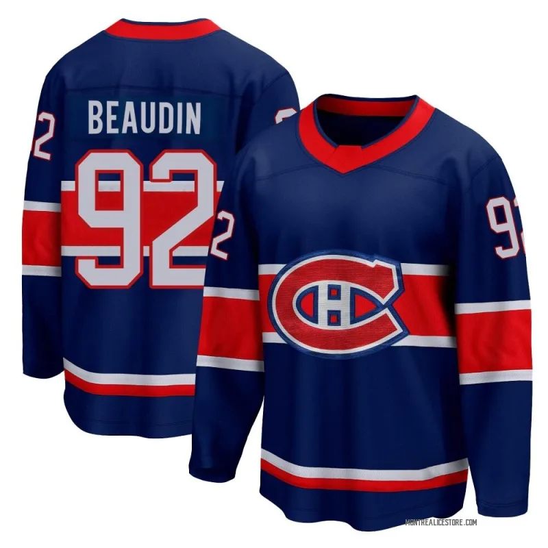 Blue Youth Nicolas Beaudin Montreal Canadiens Breakaway 2020/21 Special Edition Jersey