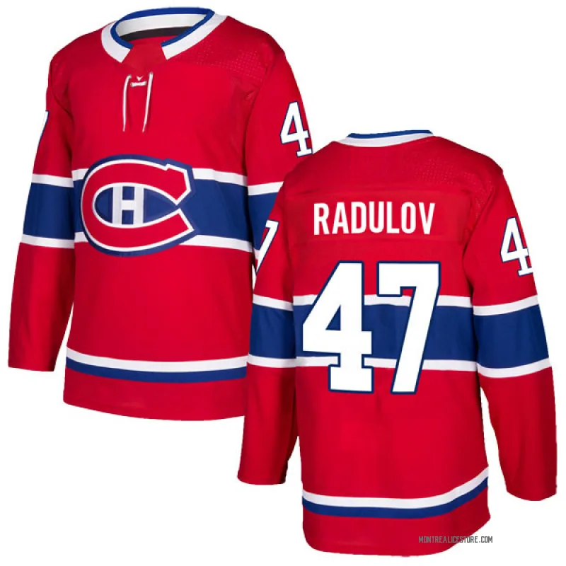 Red Men's Alexander Radulov Montreal Canadiens Authentic Home Jersey