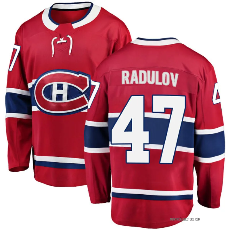 Red Men's Alexander Radulov Montreal Canadiens Breakaway Home Jersey