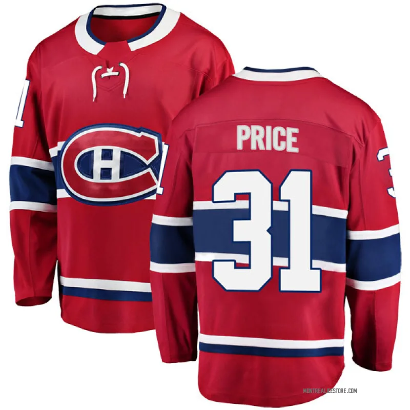 Red Men's Carey Price Montreal Canadiens Breakaway Home Jersey