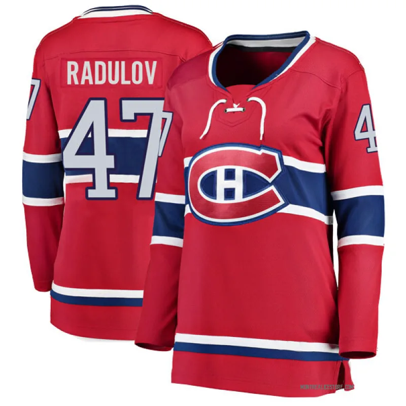 Red Women's Alexander Radulov Montreal Canadiens Breakaway Home Jersey